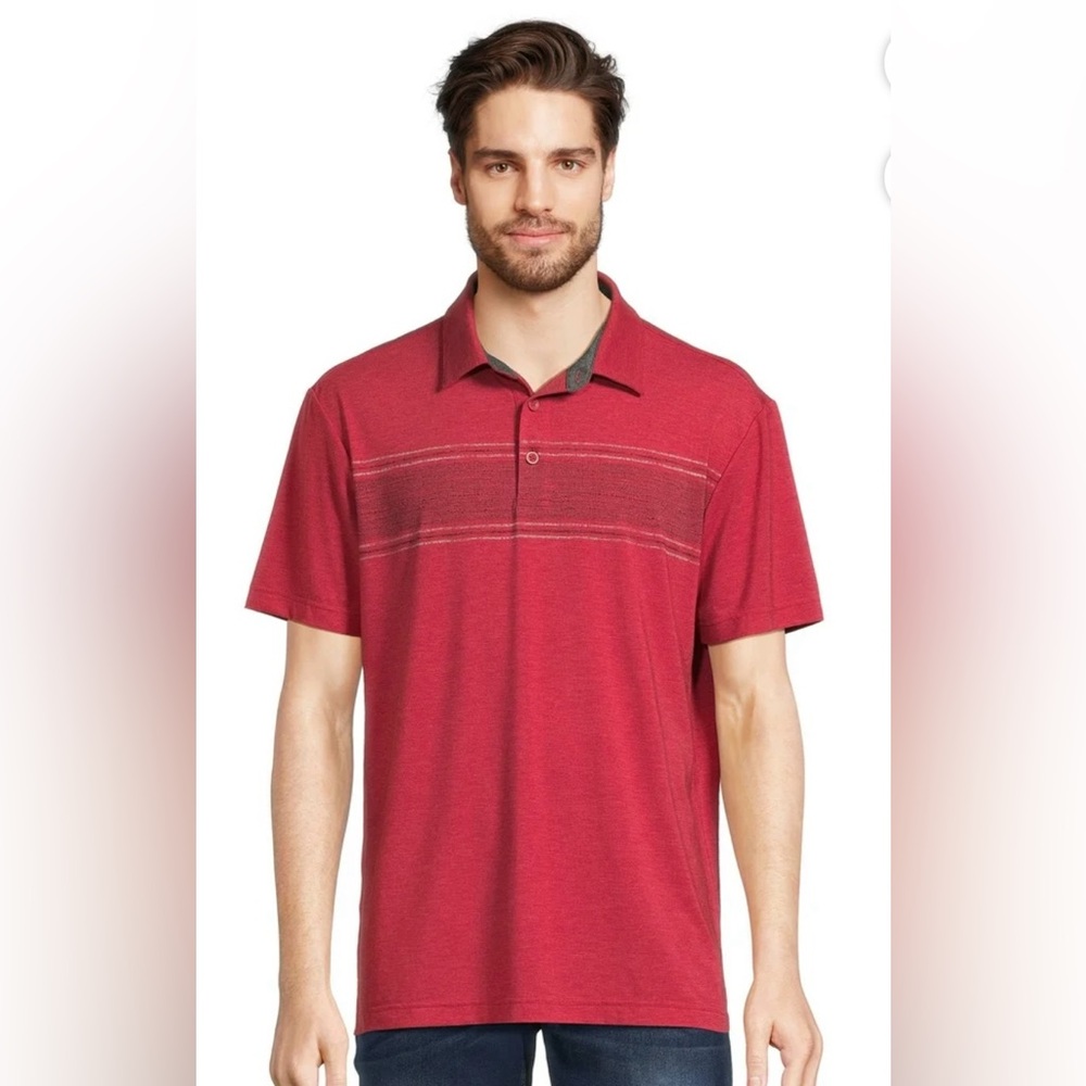 George Men's Polo Shirt‎ in Rich Red! NWT! Size Small.